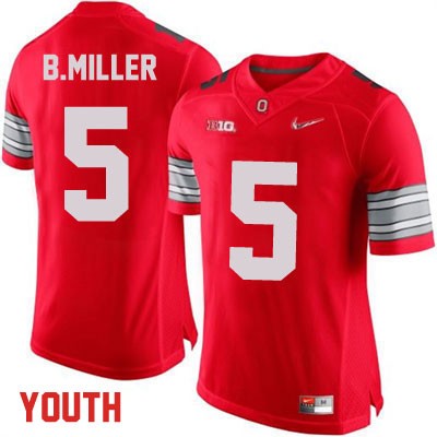 Ohio State Buckeyes Women's Braxton Miller #5 Red Authentic Nike Playoffs College NCAA Stitched Football Jersey WC19W16SD